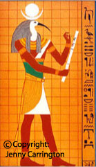 Thoth, the scribe of the gods