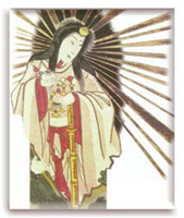 Amaterasu, ancestral Mother Goddess of Imperial Japan.