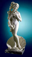 Modern 'Birth of Venus' statue