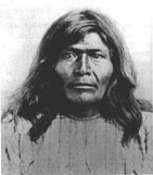 A naturally beardless Apache warrior.